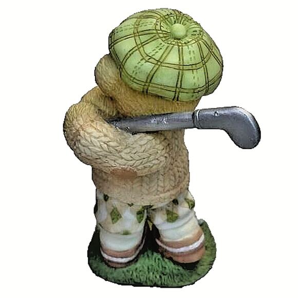 Cherished Teddies 476161 Arnold You Putt Me In A Good Mood Boy Golfing 1998 - Picture 2 of 3